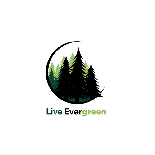 Diseño de Evergreen Logo Request de Free.Man