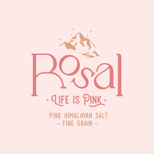Design a logo for a Pink Himalayan Salt brand Design by artdesigns-by-d