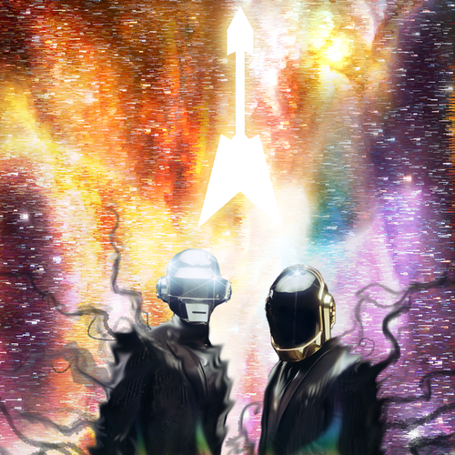 99designs community contest: create a Daft Punk concert poster Design by Mike Madden Design