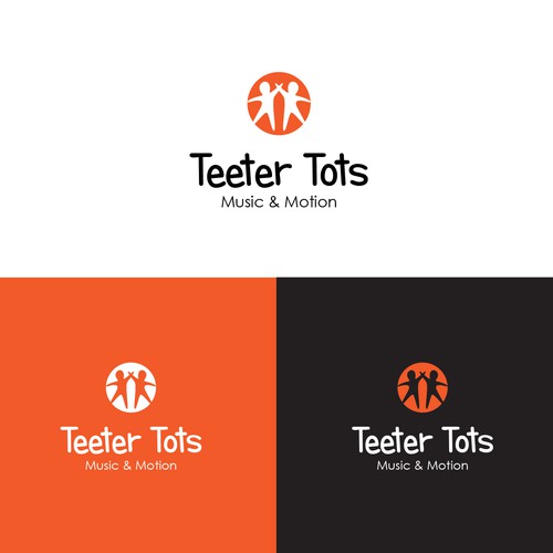 Teeter Totter meets Tumbling Tots - this logo is all about play! Design by BRANDITU