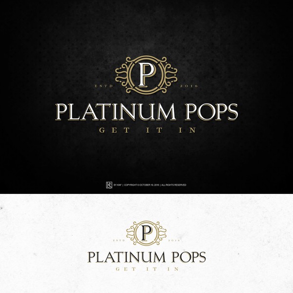 Design by Prōˈtēən" titled "Platinum Pops"