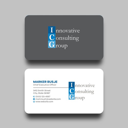 Design di ICG Business Cards di Shila Rani Das