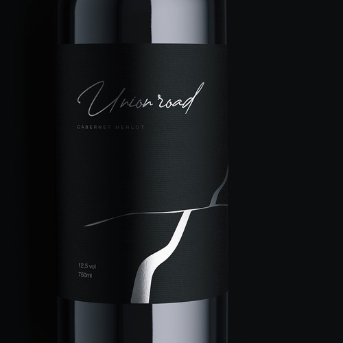 Wine label for new Australian Wine export brand. Design by Konstantine Oblakov