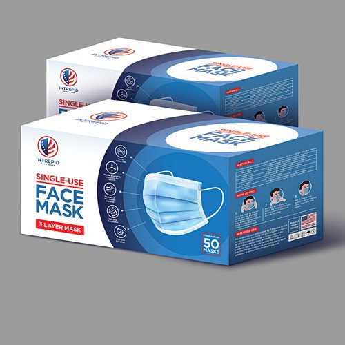 Disposable Mask Packaging Product Packaging Contest 99designs