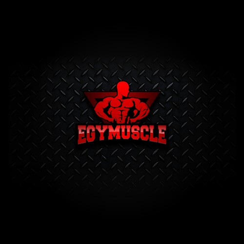 Bodybuilding fitness logo Design by Dheldraw