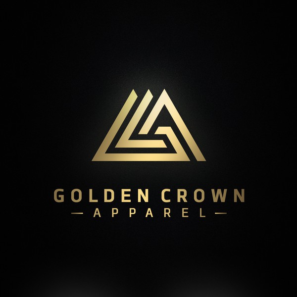 Design by Edina™ titled "Golden Crown Apparel"