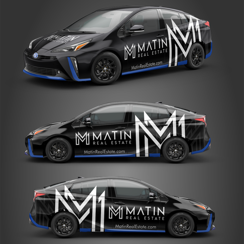 Luxury Real Estate Firm Prius Wrap Design by ✨B O T S™✨