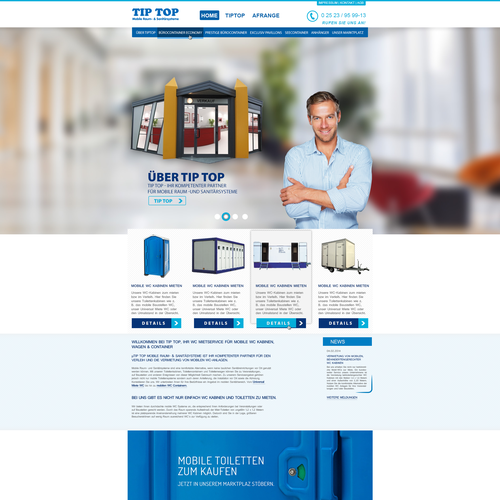 Proposta di design per un contest della categoria Design di sito web realizzata da Mohamed Soukarta