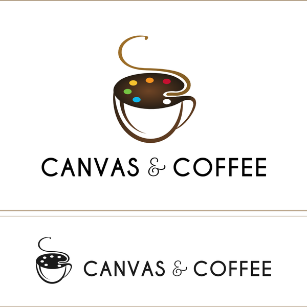 An opportunity to get really creative!  Design an iconic logo for a new social painting cafe.