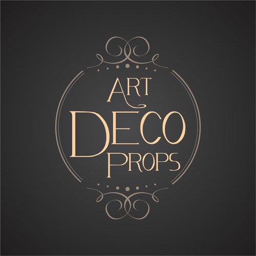 Art Deco Wedding Prop Logo | Logo design contest