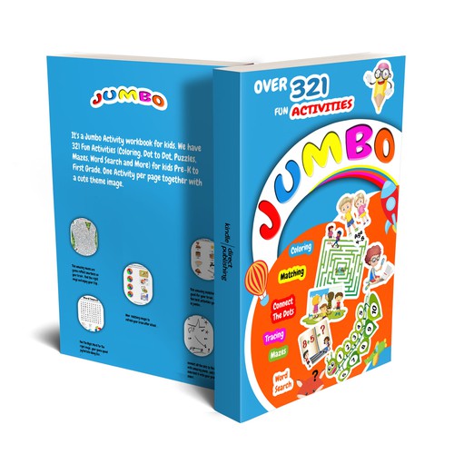 Fun Design for Jumbo Activity Book Design by Leon__art