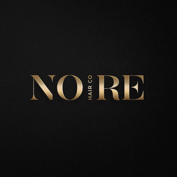 Logo for luxury hair extensions company