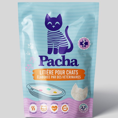 Cat Litter startup Minimalistic packaging - Contest Design von agooshe