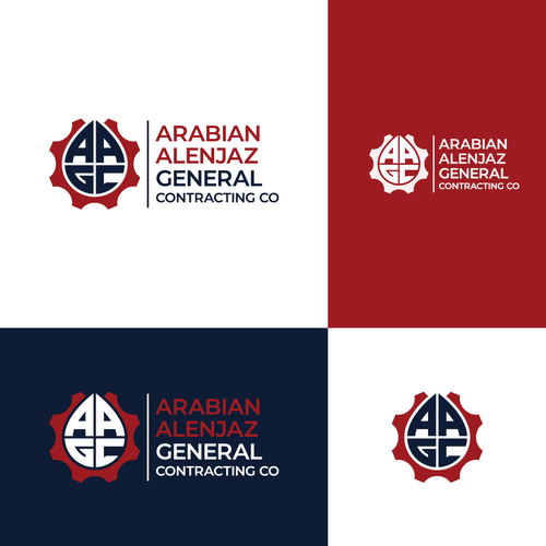 “Modern Industrial Logo for AAGC – Construction & Contracting Company” Design by CaptainZZ
