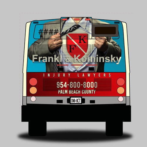 Design A Powerful Bus Wrap For A Personal Injury Law Firm Design by Konstantin Graphics