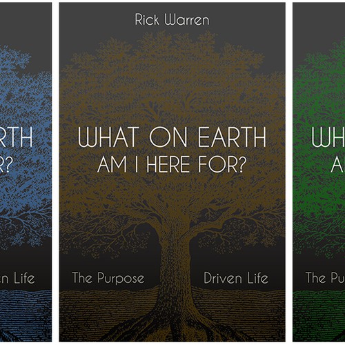 Book cover redesign for "What on Earth Am I Here For? The Purpose Driven Life" by Rick Warren Design by DigitalPlayground