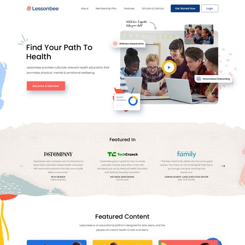 Gamified Health & Wellness Education Platform for Schools Design von Jasmin_A