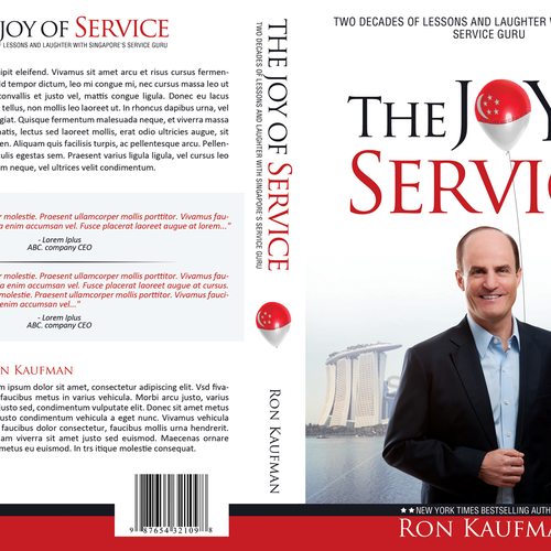 Book Cover for "The Joy of Service" Design by Sumit_S