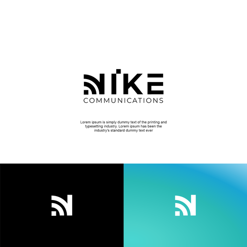 Nike Communications Logo Contest Design by AYANA.