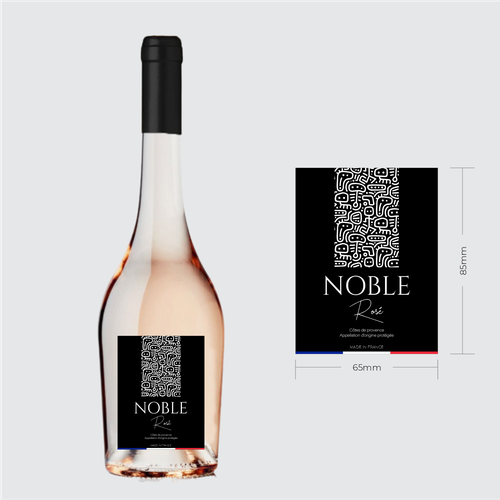 Rose Wine Label Design by nowgrid