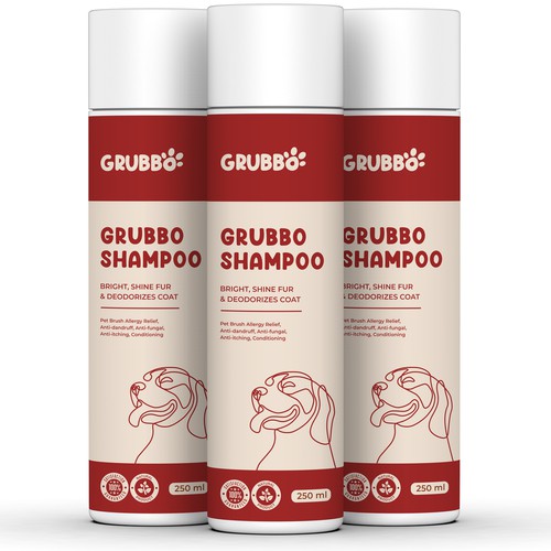 Design label for dog shampoo-ontwerp door Imee008