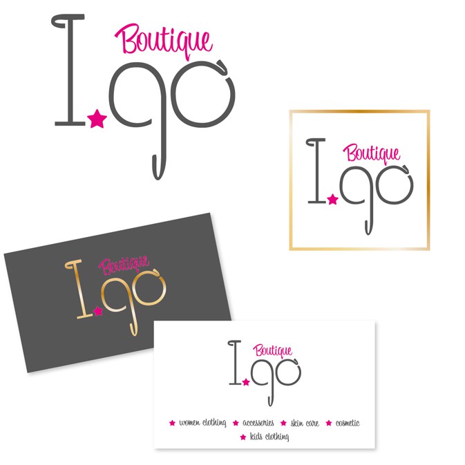 Number 10 logo with the title 'I.go Boutique needs a new logo'