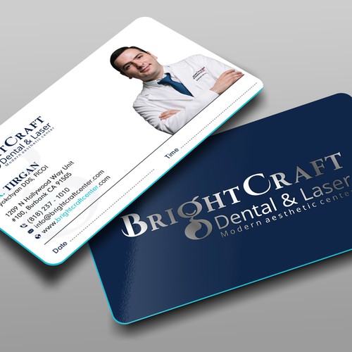 Modern Dental and Medical SPA business card Design réalisé par prosenjit_P