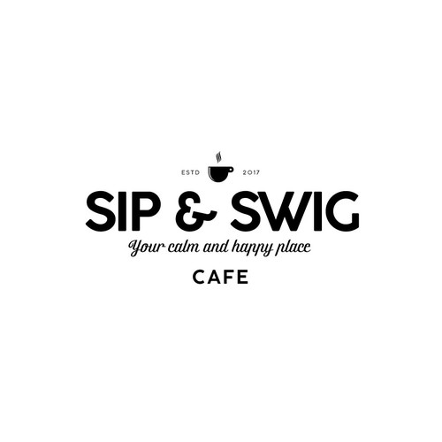 Sip & Swig Coffee Cafe | Logo design contest
