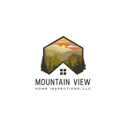 Real estate related logo for mountain view home inspection business Design by funkyleviz