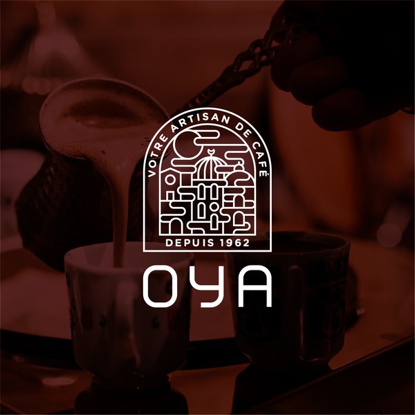 Diseño de evren ka. titulado "oriental coffee"