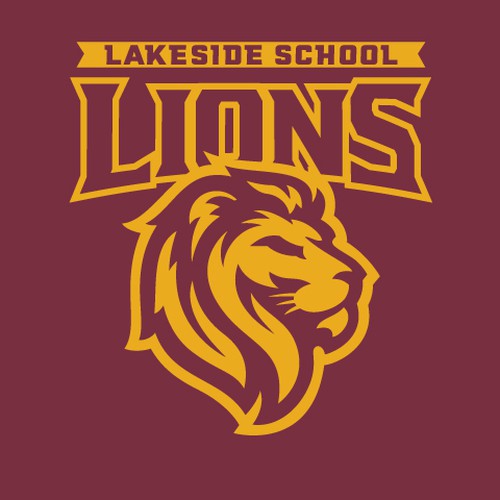 Home of the Lions! Design a school mascot Design by REDPIN