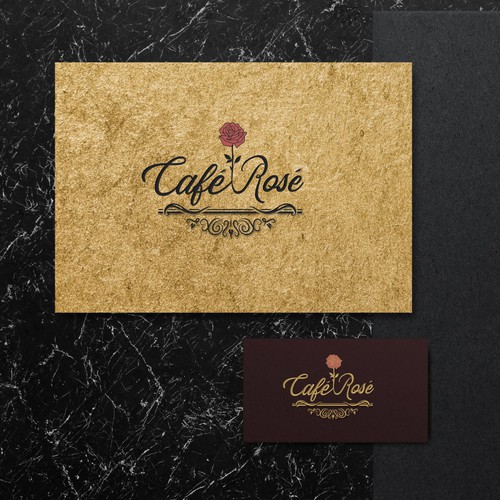 Art Deco Brunch Cafe Logo Design Ontwerp door ArwaSQ