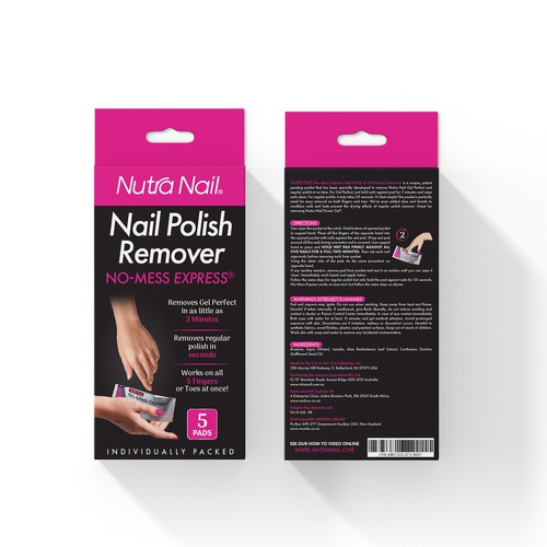 Nutra Nail Gel Remover Design by laudes