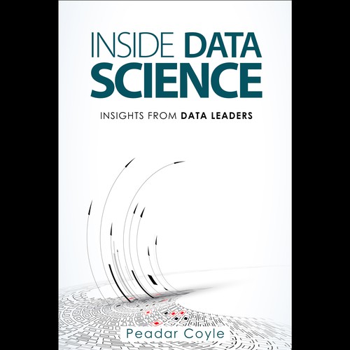 Design a cool, trendy ebook cover for 'Inside Data Science'. Design by Neutron Star