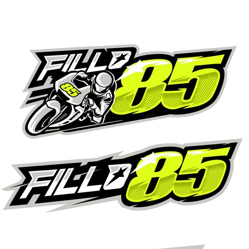 motorbike racing logo