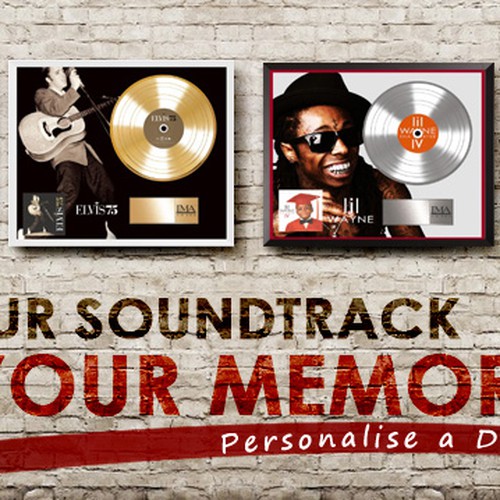 New banner ad wanted for Memorabilia 4 Music Réalisé par Underrated Genius