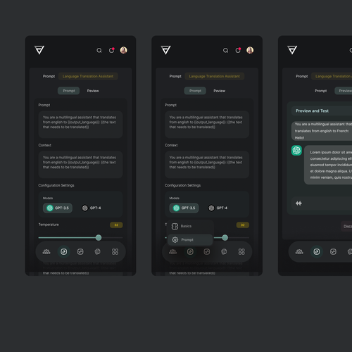 UI/UX Redesign for ChatGPT Prompts Platform Design by Drei Designs