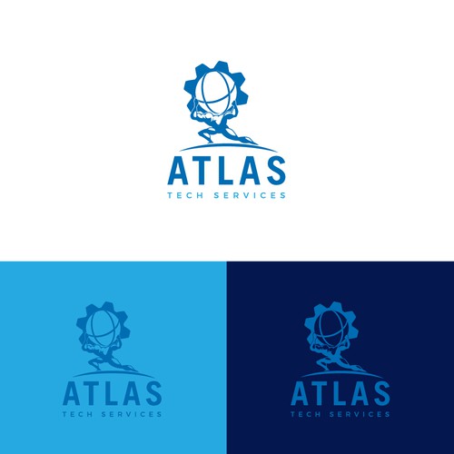 Guaranteed-  Create a logo and branding concept for Atlas Tech Services Design by Izrin A.