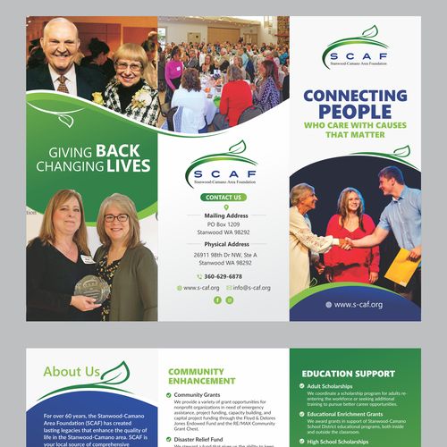 Brochure update for Community Foundation Design by Dzine Solution