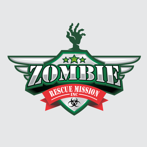 Zombie Rescue Mission Branding Design Logo & brand identity pack contest