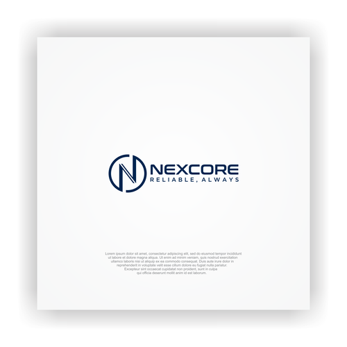 Nexcore Logo Competition Design by Kohesi design