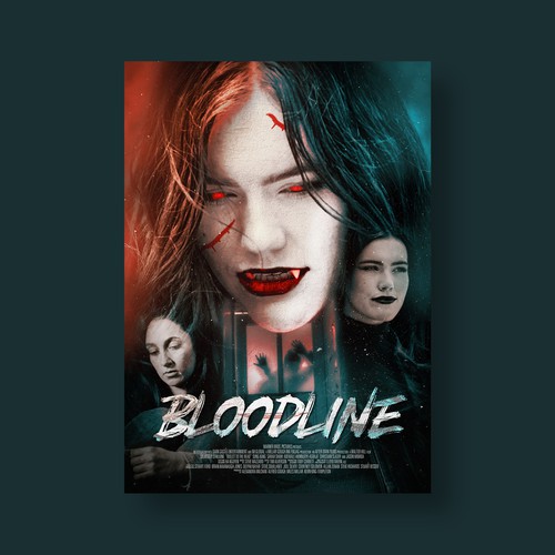 Vampire Poster Design Design by Bhamrha