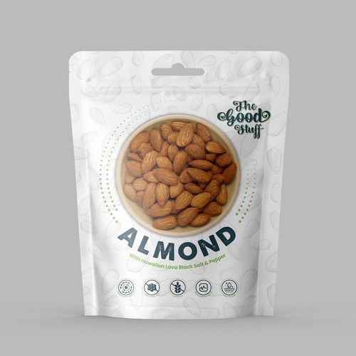 Design a standout packaging for a Nuts & Seeds Standee Pouch Design réalisé par Eunoia_Karsa