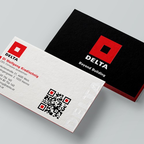 DELTA Business Card Relaunch Design réalisé par prosenjit_P