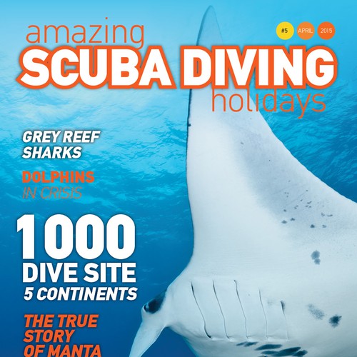 eMagazine/eBook (Scuba Diving Holidays) Cover Design デザイン by Stefanosp