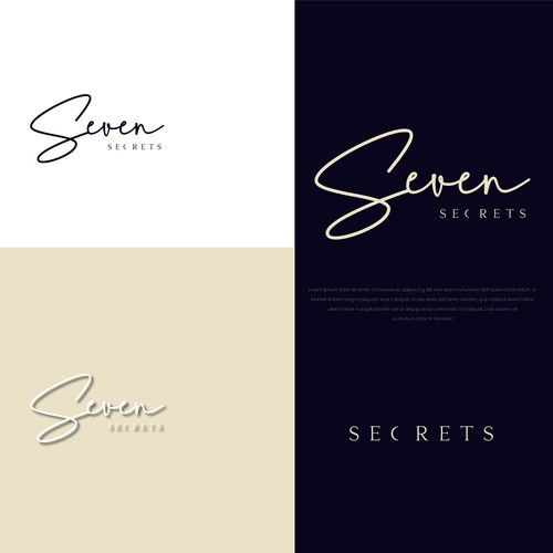 Logo Design for luxurious massage oil brand "Seven Secrets" Design by NajninD