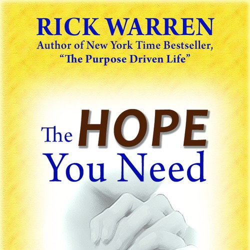 Design Design Rick Warren's New Book Cover por RedHot Designs