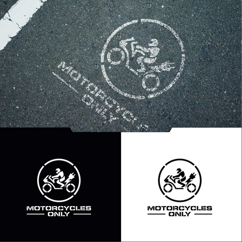 Stencil Design for Electric Motorcycle Charging Location Design by ryART