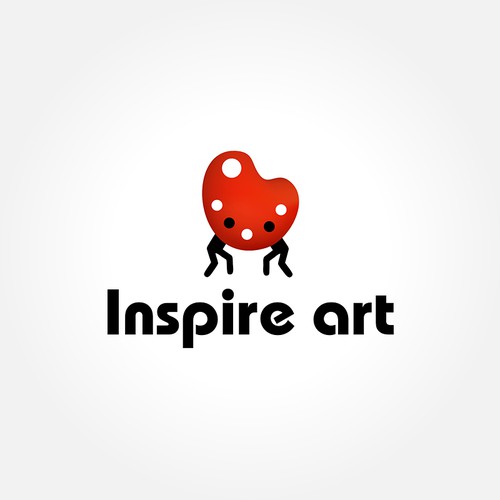Create the next logo for Inspire Art Réalisé par dont font