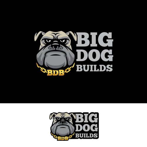 Big Dog Builds Logo Design by Rozart ®